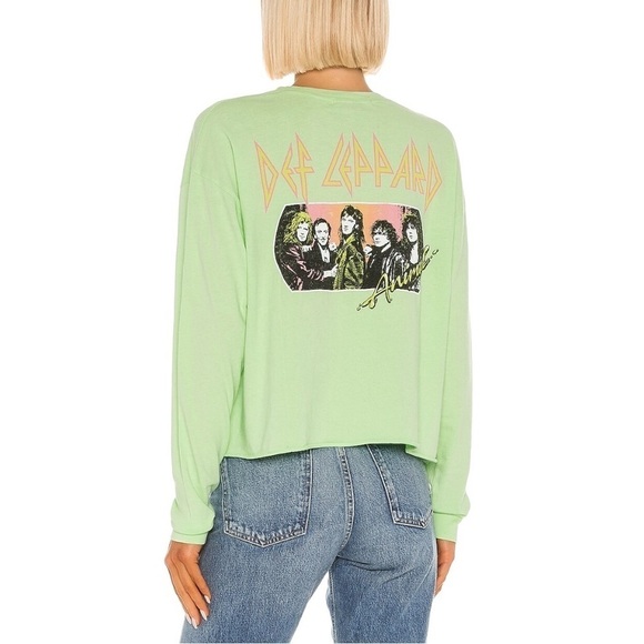 DAYDREAMER x REVOLVE Def Leppard Crop Long Sleeve Tee - Picture 2 of 8